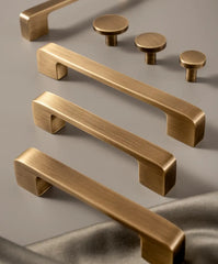 ELDAR Antique Brass Kitchen & Cabinet Handles