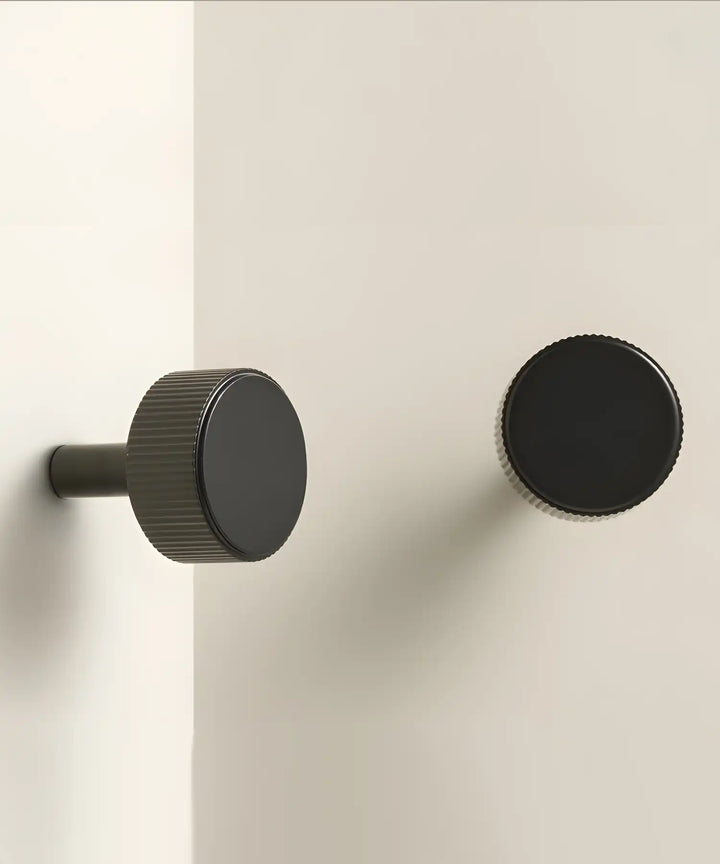 LORVEN premium Solid Brass Cabinet knob and cupboard knob Black