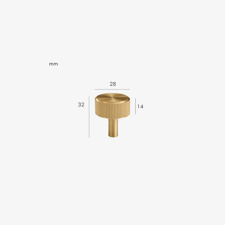 LORVEN premium Solid Brass Cabinet knob and cupboard knob Brass