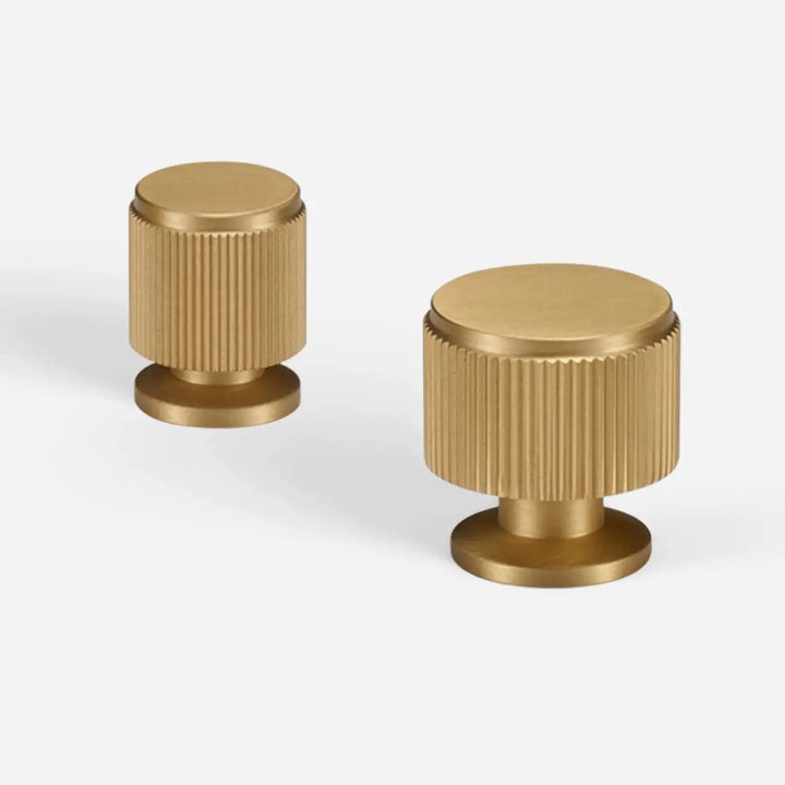 MAGNILA Solid Brass Cabinet & Cupboard Knob, premium quality - Satin Brass