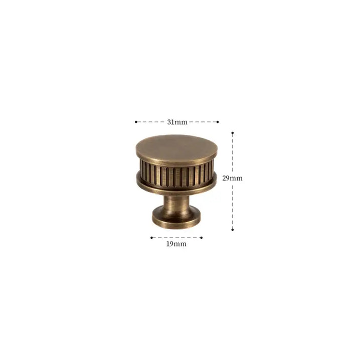 MONARCH Solid Brass Cabinet & Cupboard Knob, premium solid brass knob