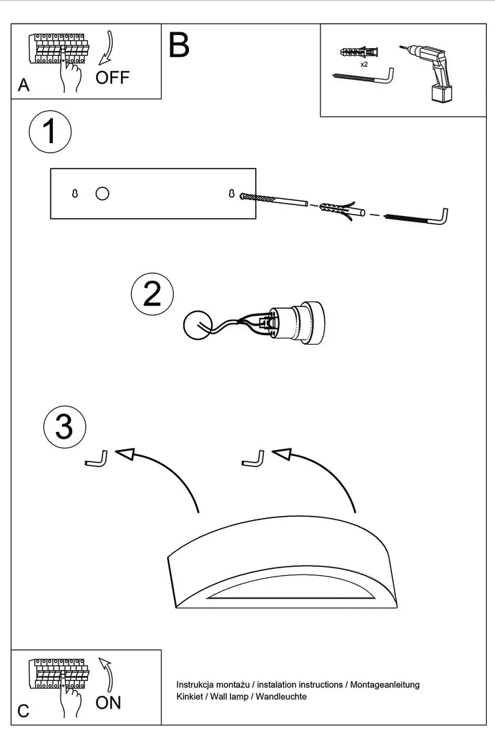 ATENA Ceramic Wall Light & Wall Lamp