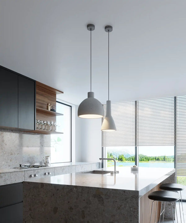 DAMASO Concrete Pendant Light,  Kitchen iseland lights, ceiling hanging lights