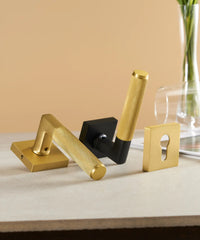 DEVON Solid Brass Door Lever Handles Set