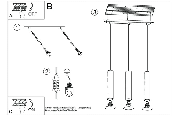 LAGOS Pendant Light, kitchen island lights, ceiling hanging lights