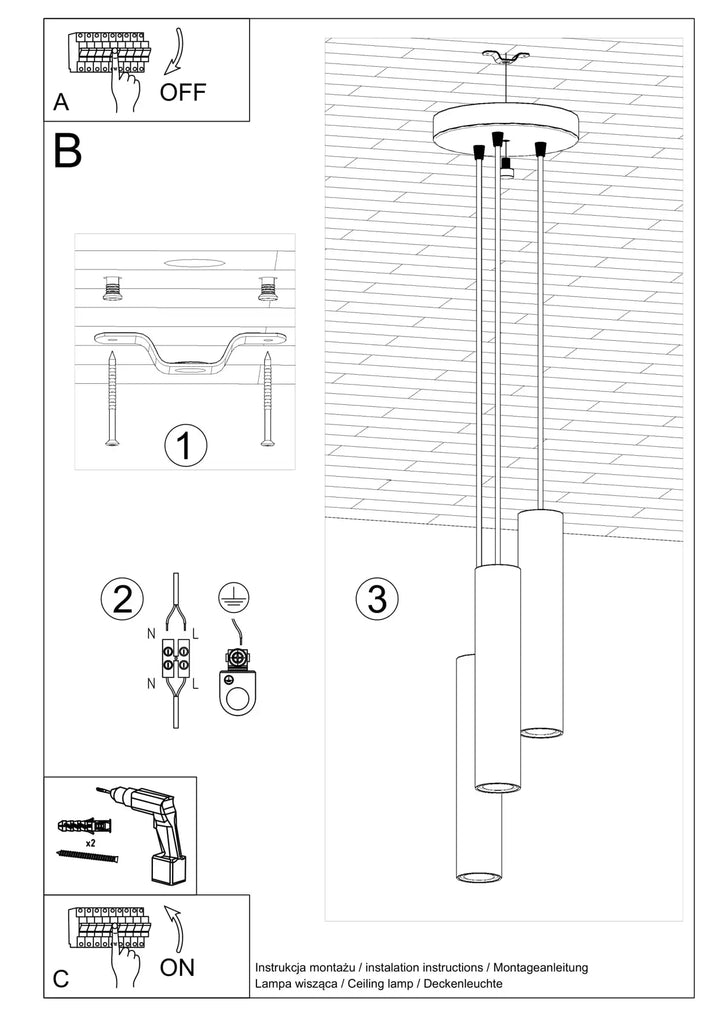 LAGOS Pendant Light, kitchen island lights, ceiling hanging lights