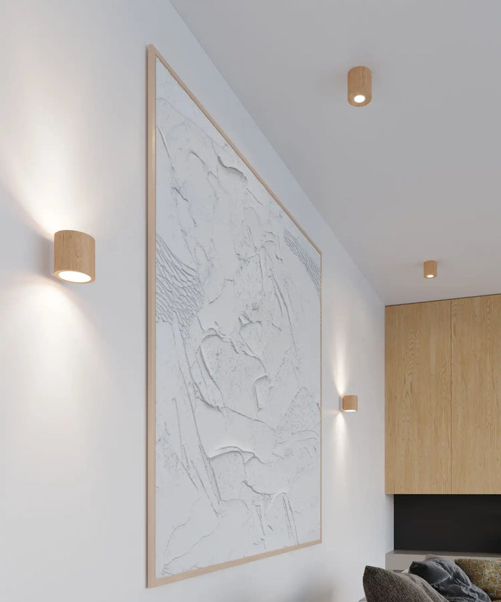 ORBIS Natural Wood Wall Light & Wall Lamp