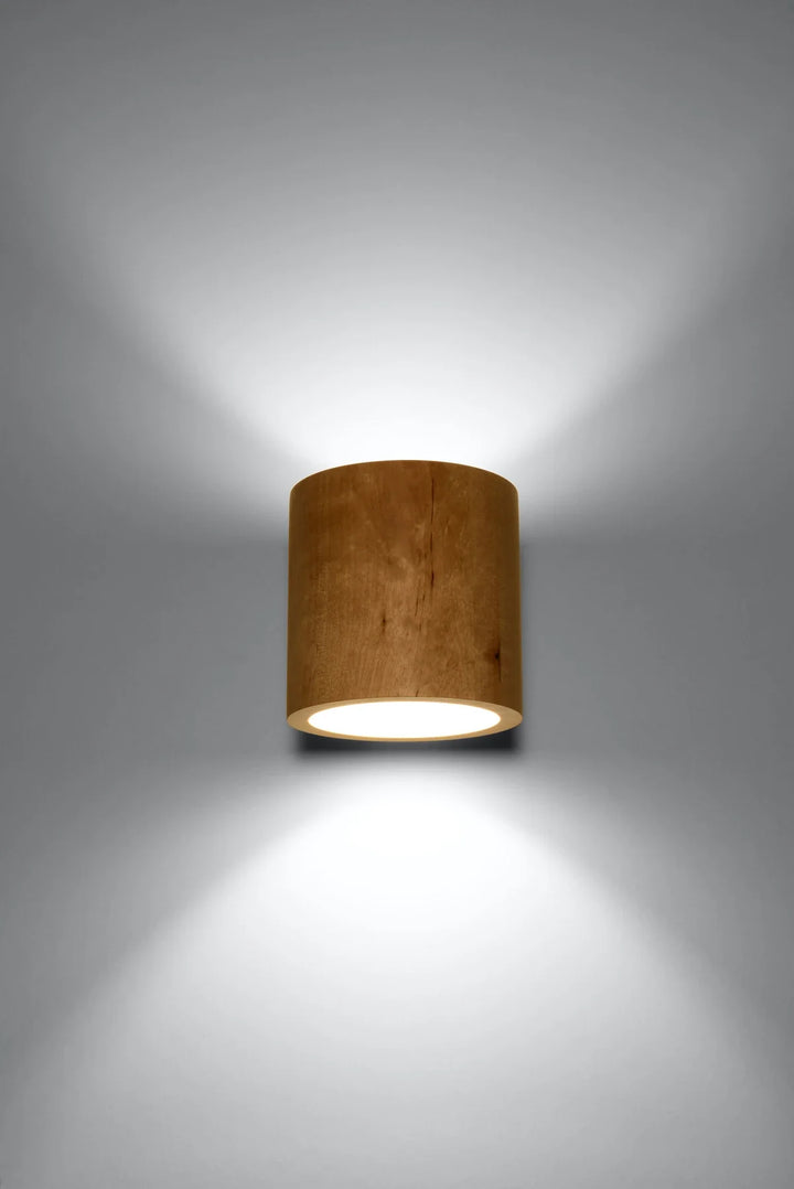 ORBIS Natural Wood Wall Light & Wall Lamp