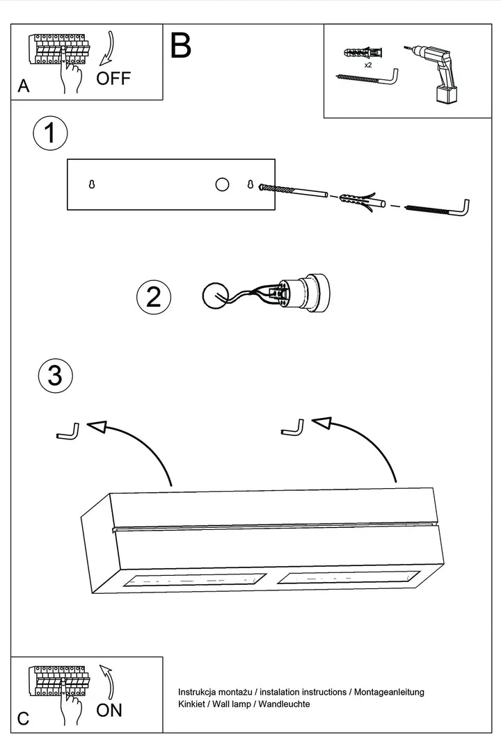 VEGA LINE Ceramic Wall Light, Wall lamps, living room wall lights, hallway lighting