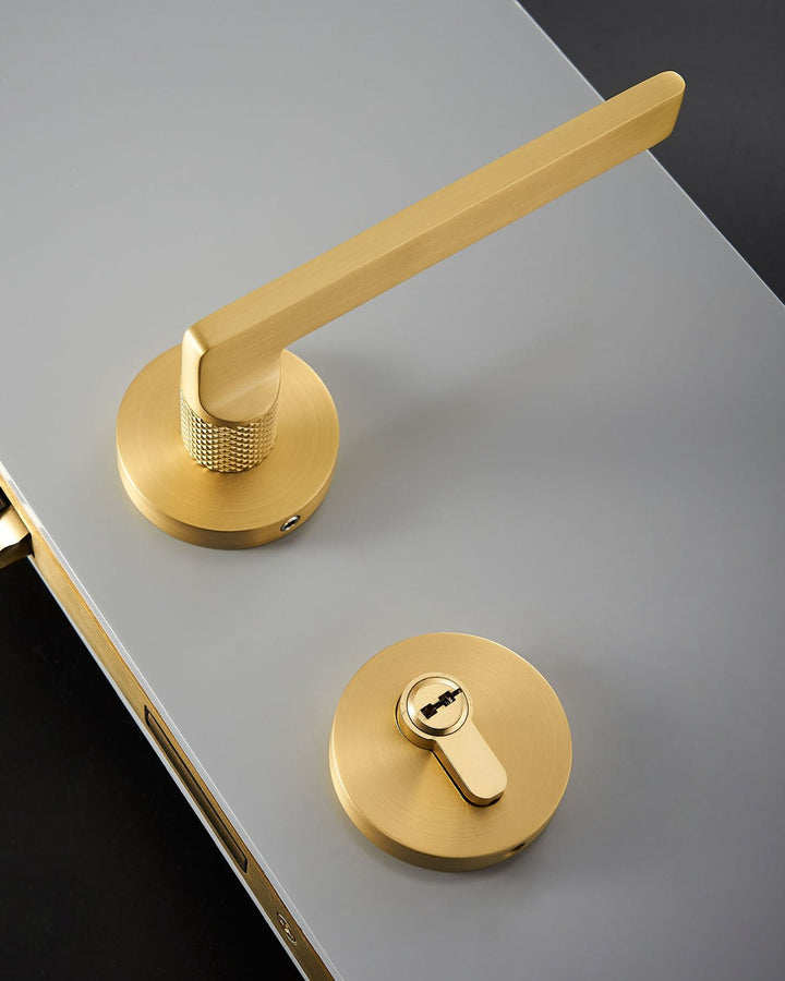 CONNEL Solid Brass Lever Door Handle Set - Luxury Handles