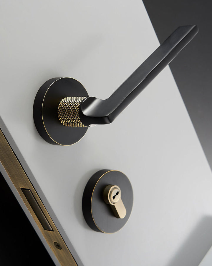 CONNEL Solid Brass Lever Door Handle Set - Luxury Handles