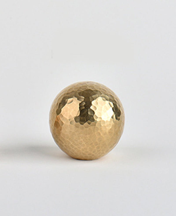 HAAM Solid Brass Hammered Spherical Knob - Luxury Handles
