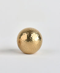 HAAM Solid Brass Hammered Spherical Knob