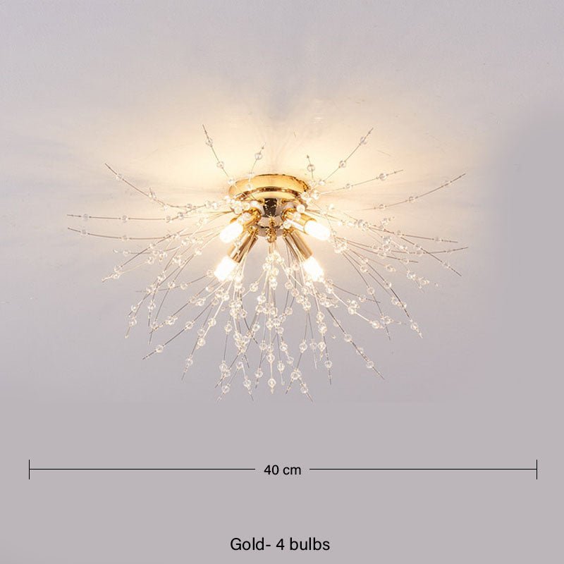 Gold dandelion clearance chandelier