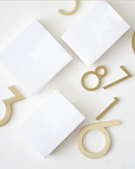 KABEL Solid Brass House Numbers