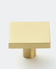 NORDIC Solid Brass Rectangle knob