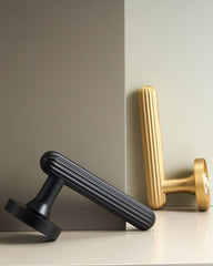 Solid Brass European  Style Door Lever Handle Set